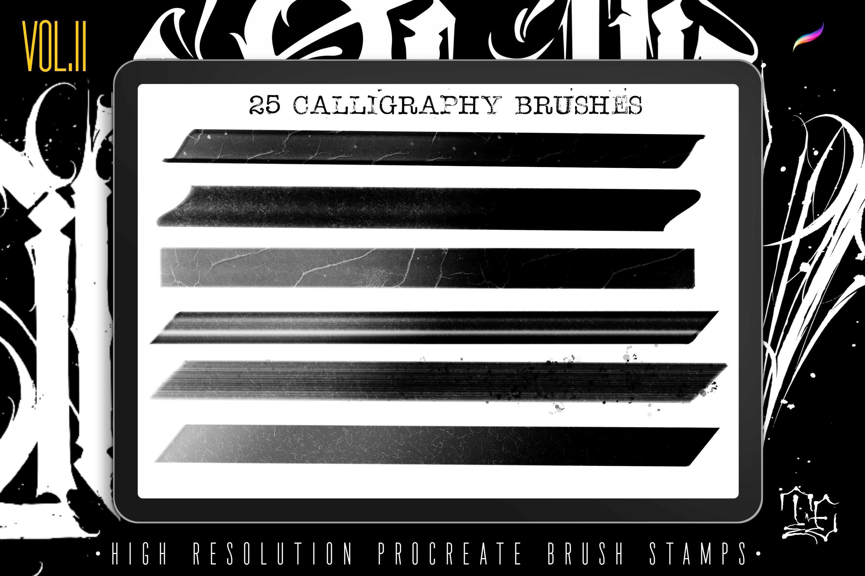 Procreate, Custom Calligraphy Volume 2