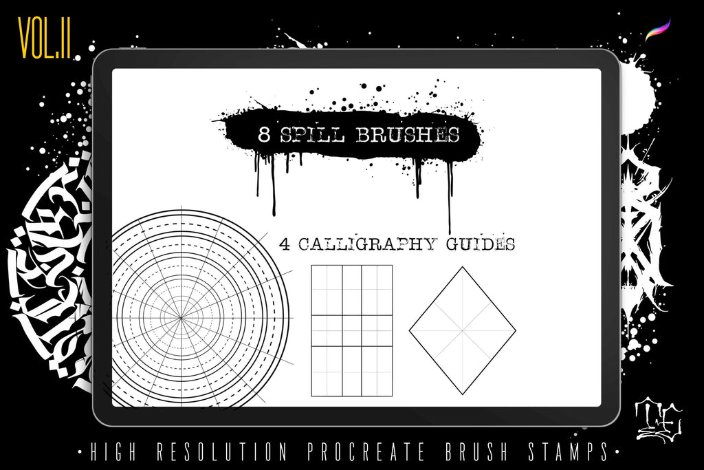 Procreate, Custom Calligraphy Volume 2