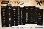 Tattoo Lettering Procreate Brushes, Stamps, PNG, SVG digital download