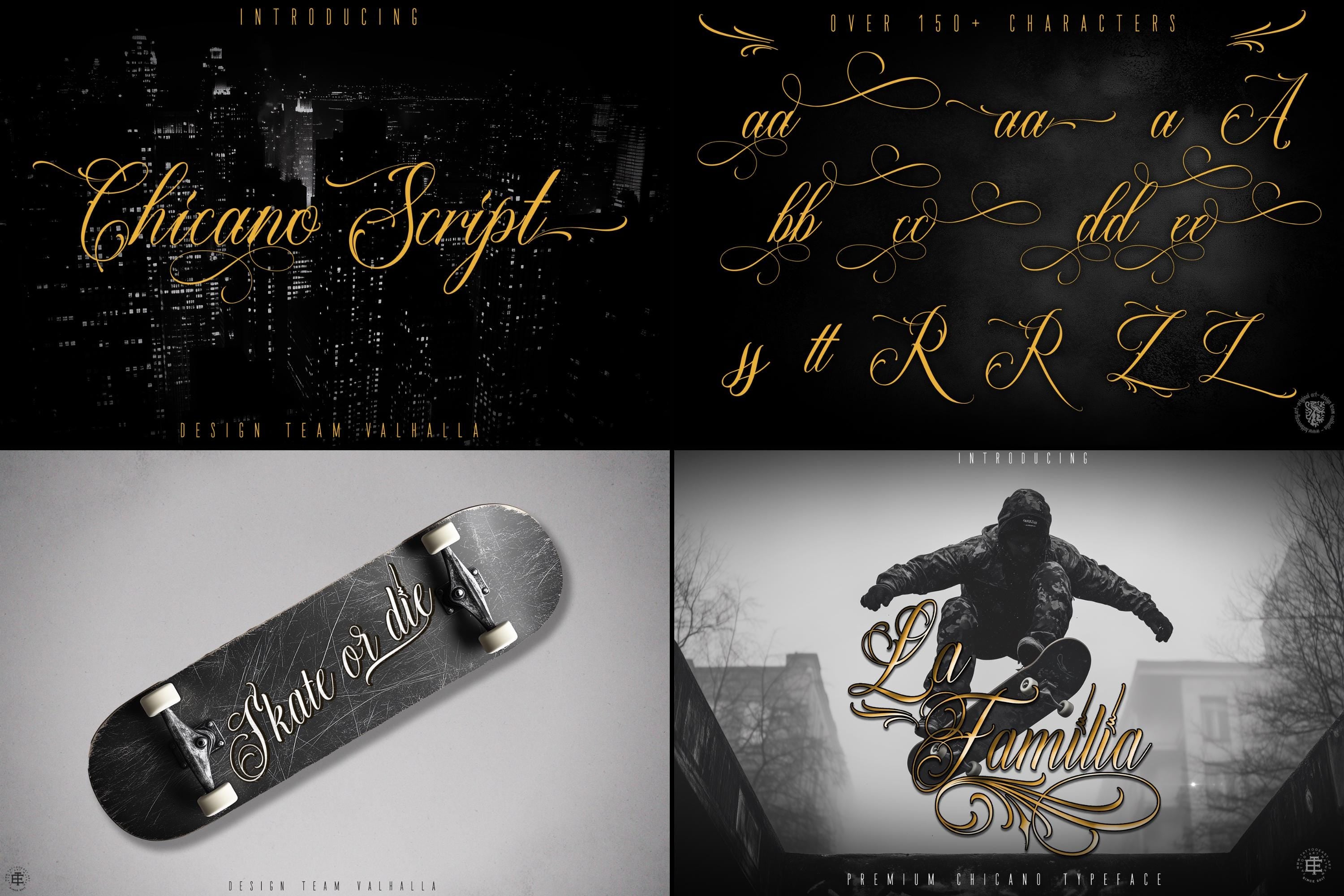 Chicano Lettering kit - Procreate XL | Cholo ( digital download ) Tattoo Fonts design kit