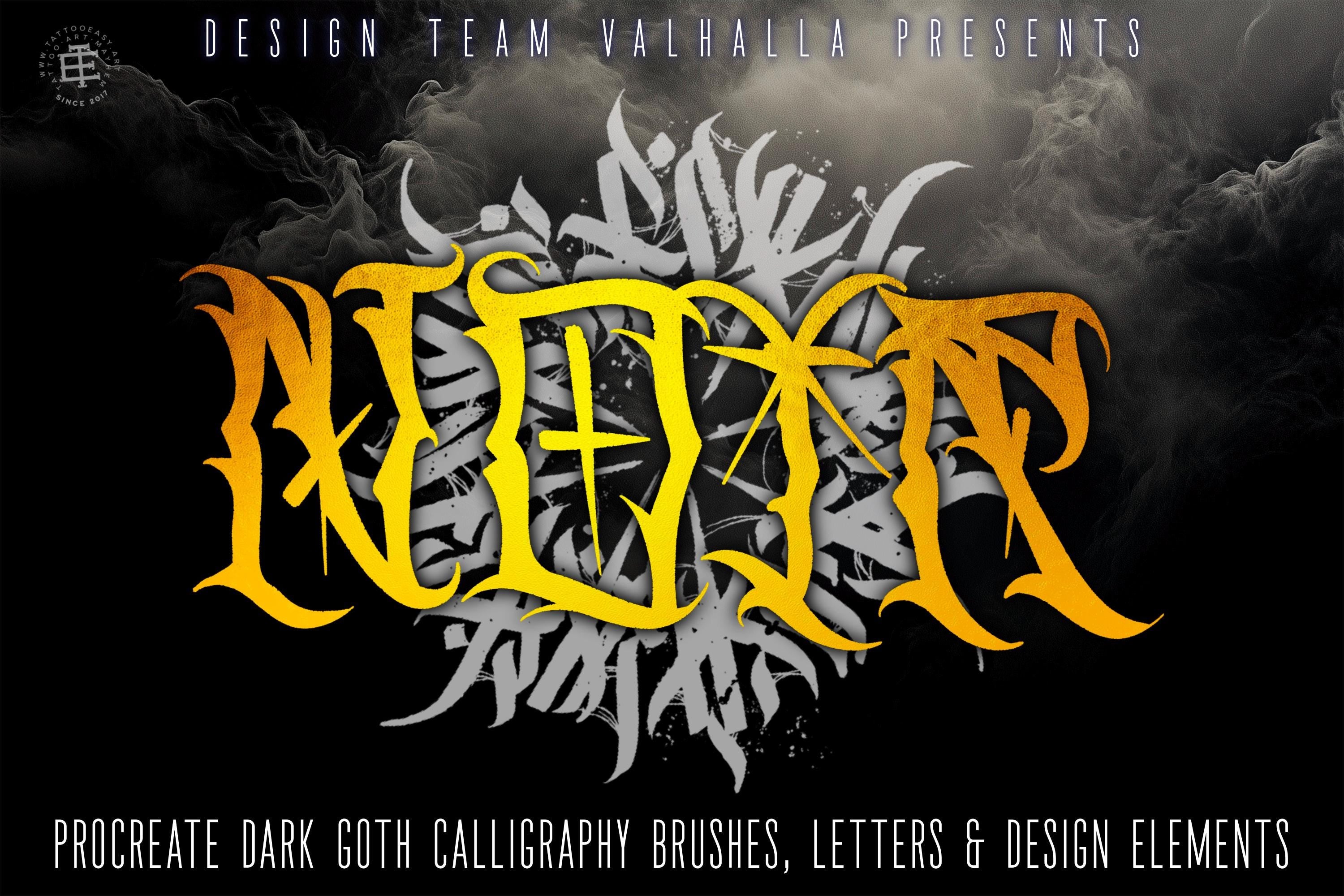 Calligraphy artist, Procreate creative lettering kit for artists