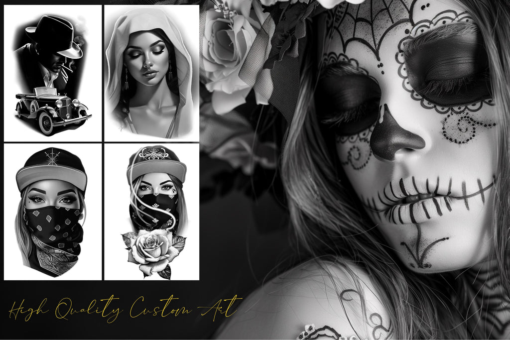 1000+ Chicano Tattoo Design Kit