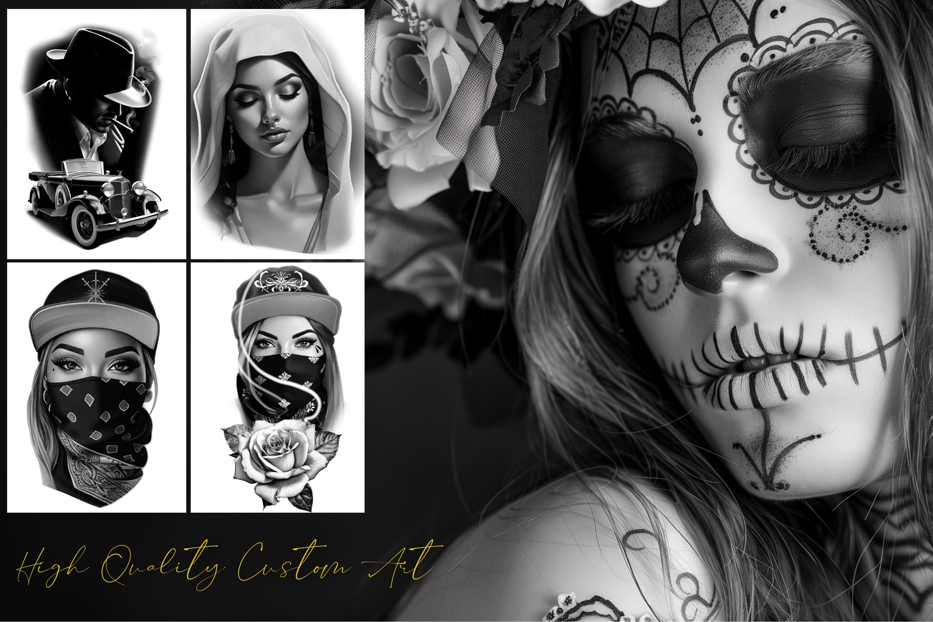 1000+ Chicano Tattoo Design Kit
