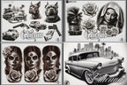 1000+ Chicano Tattoo Design Kit