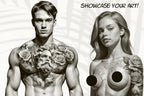 Procreate Tattoo Stamps: 145 Body Part Brushes for Tattoo Design