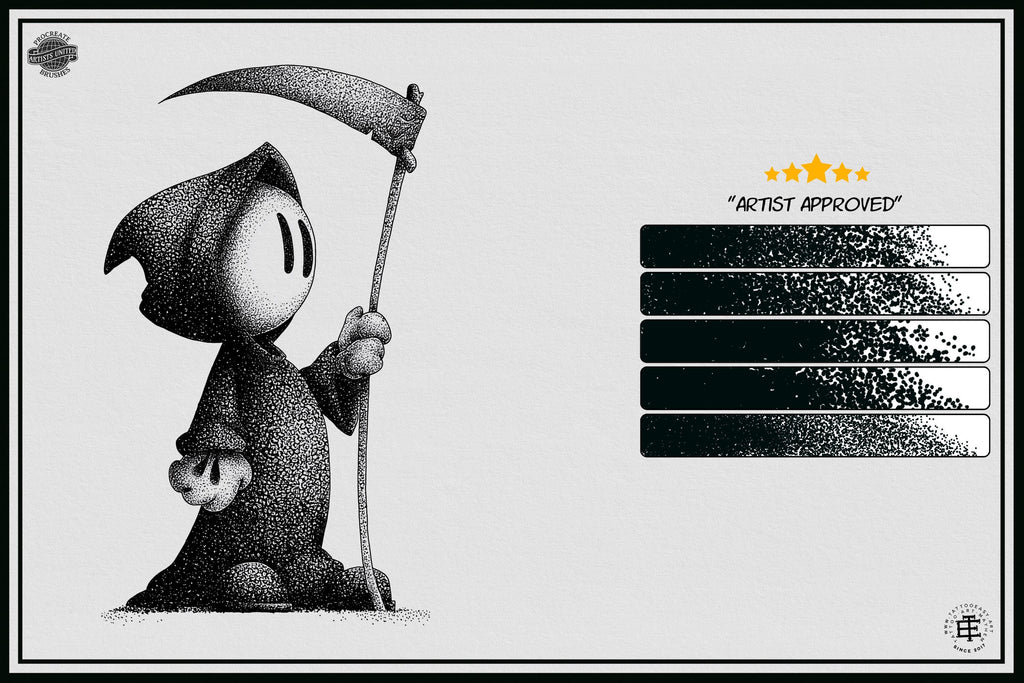 Stipple Studio – 60 Procreate Brushes