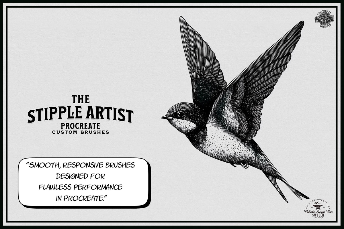 Stipple Studio – 60 Procreate Brushes