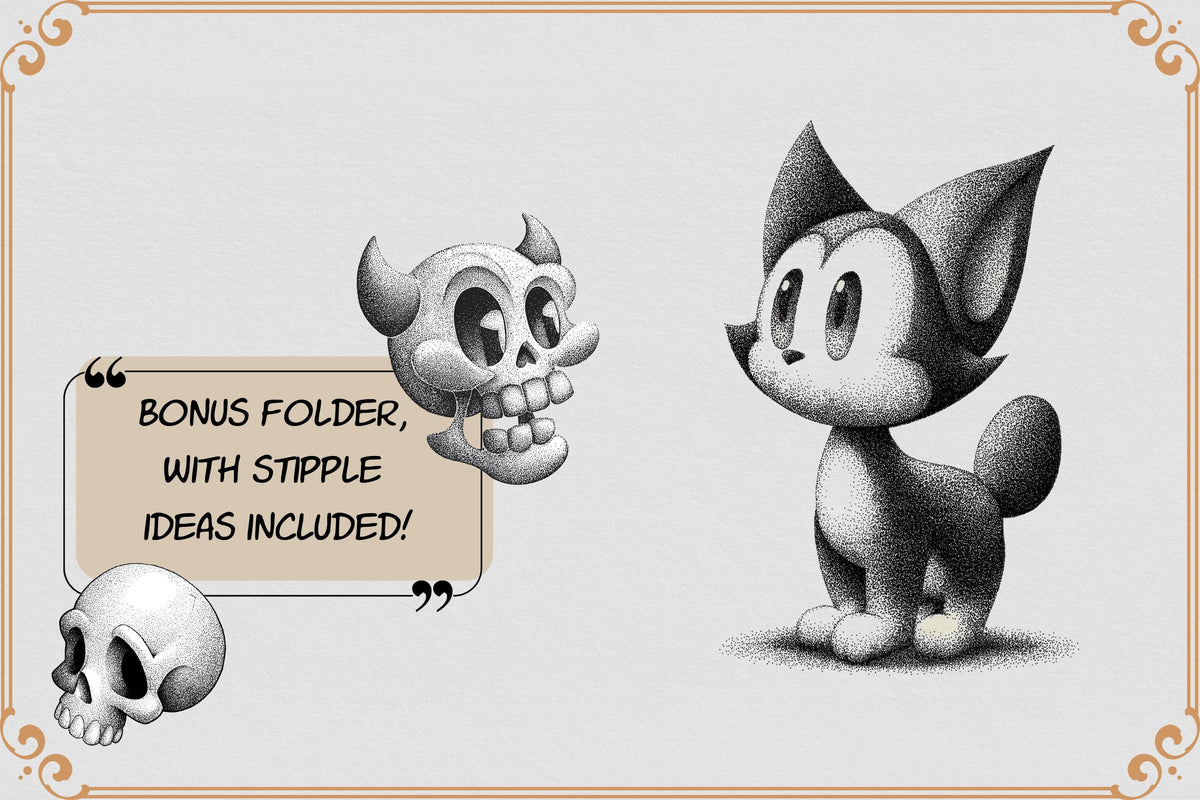 Stipple Studio – 60 Procreate Brushes