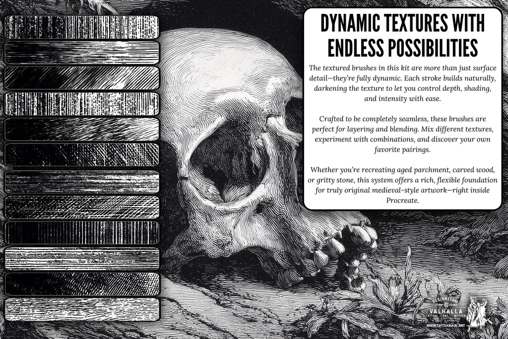 Medieval Ink II – 200+ Procreate Brushes