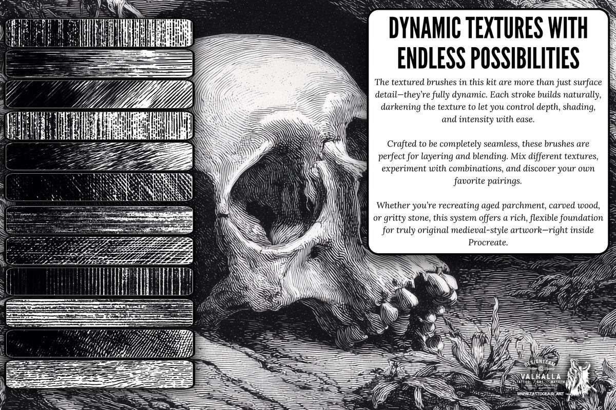 Medieval Ink II – 200+ Procreate Brushes