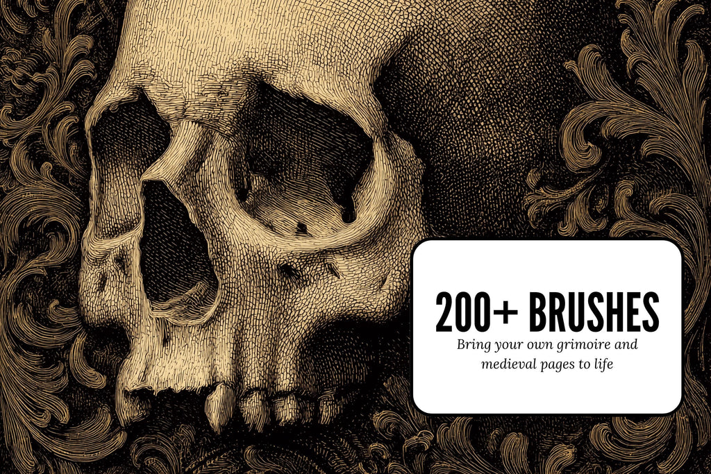 Medieval Ink II – 200+ Procreate Brushes