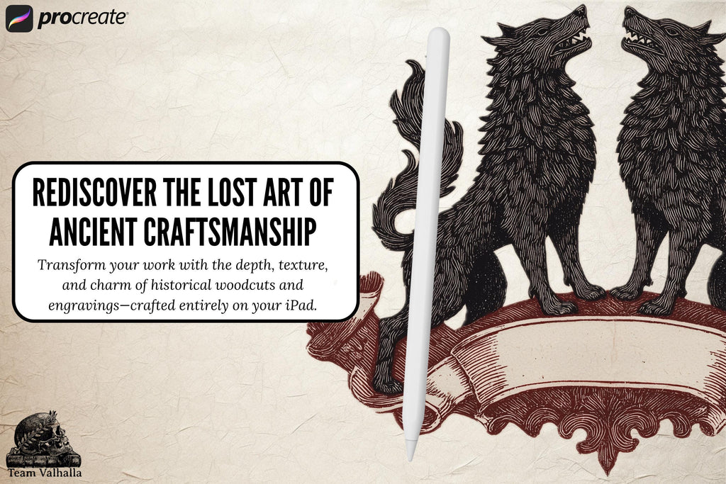 Medieval Ink II – 200+ Procreate Brushes