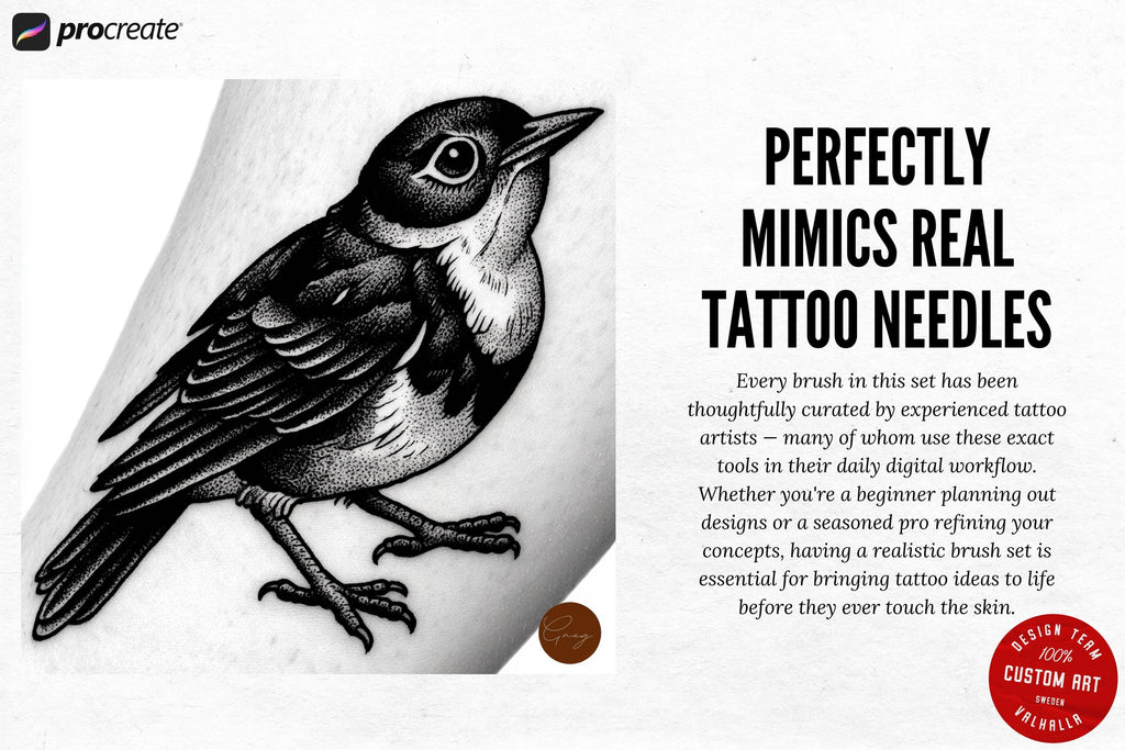 Real Needles – 80 Procreate Brushes – preview 3