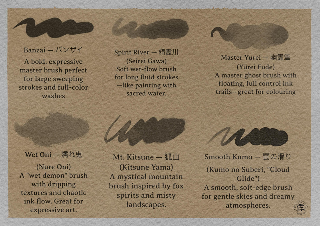 Japanese Tattoo Artist, Watercolor & Flash design kit