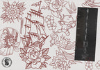 Traditional vol.5, 115+ tattoo ideas, outlined traditional stencils, made in Sweden