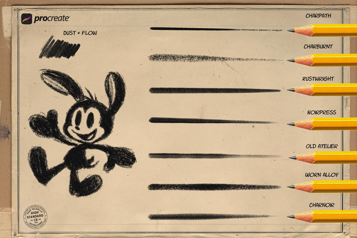 Pencil Toolbox – Procreate Brushes – preview 5