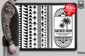 Procreate Tattoo Brushes: Polynesian & Maori Tribal Art Stamps + PNG Bundle
