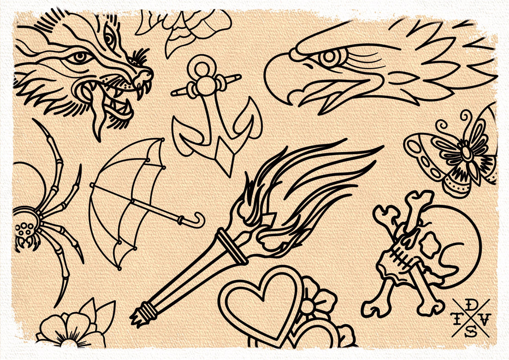 The Traditional Tattoo Artist Ultimate, Procreate kit for artists XXL - The original bundle crafted by hand!