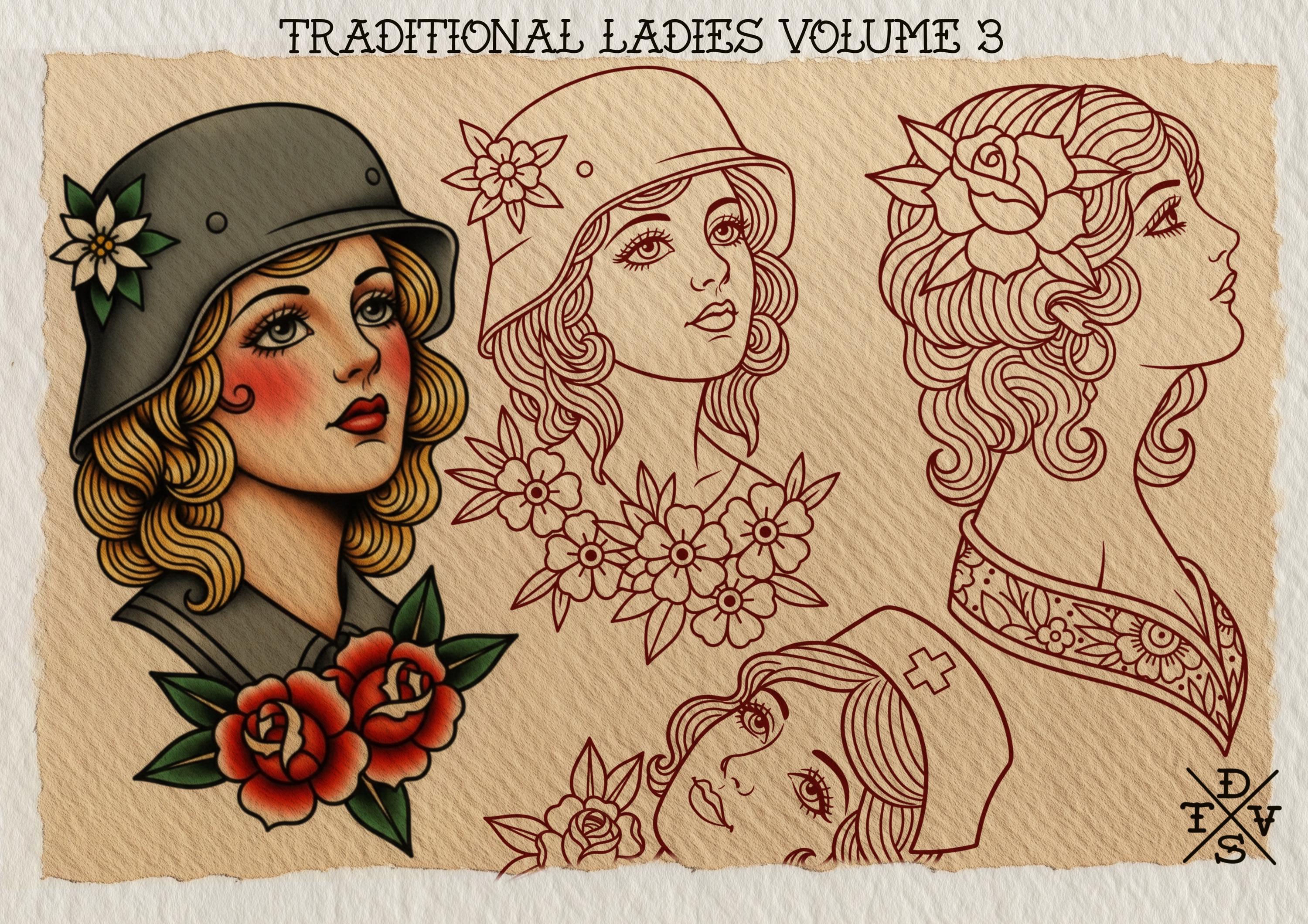 The Traditional Tattoo Artist Ultimate, Procreate kit for artists XXL - The original bundle crafted by hand!