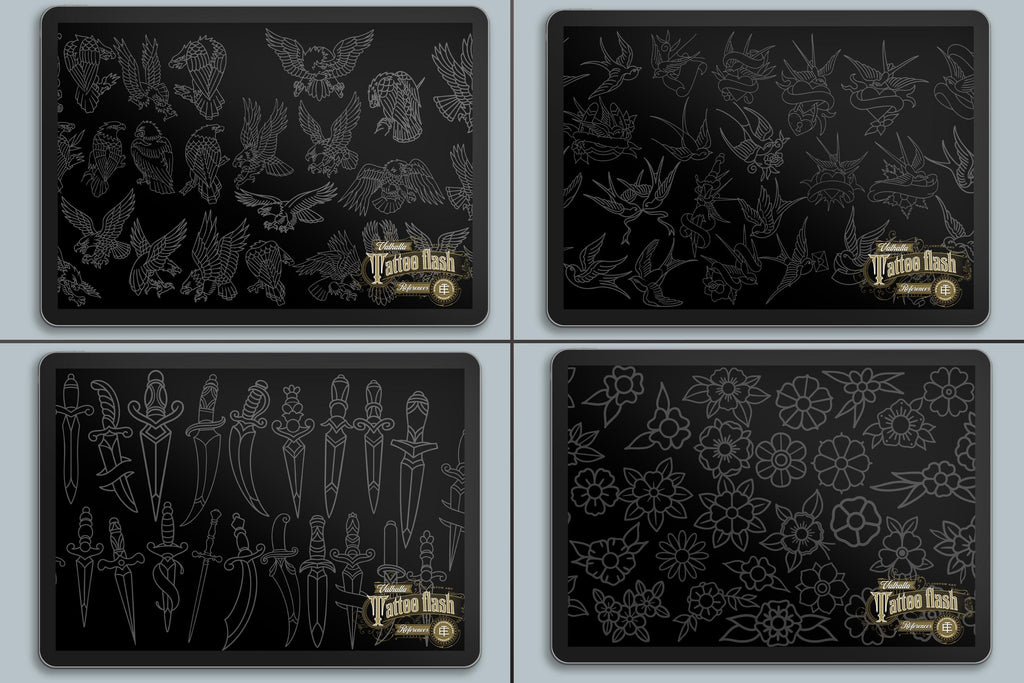 The Traditional Tattoo Artist Ultimate, Procreate kit for artists XXL - The original bundle crafted by hand!