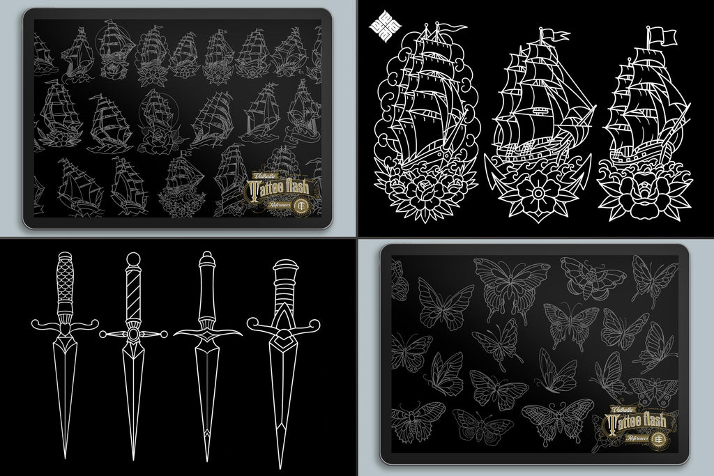 The Traditional Tattoo Artist Ultimate, Procreate kit for artists XXL - The original bundle crafted by hand!