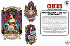 PDF, Circus Tattoo Stencils, Traditional Tattoo Art (Digital Download)