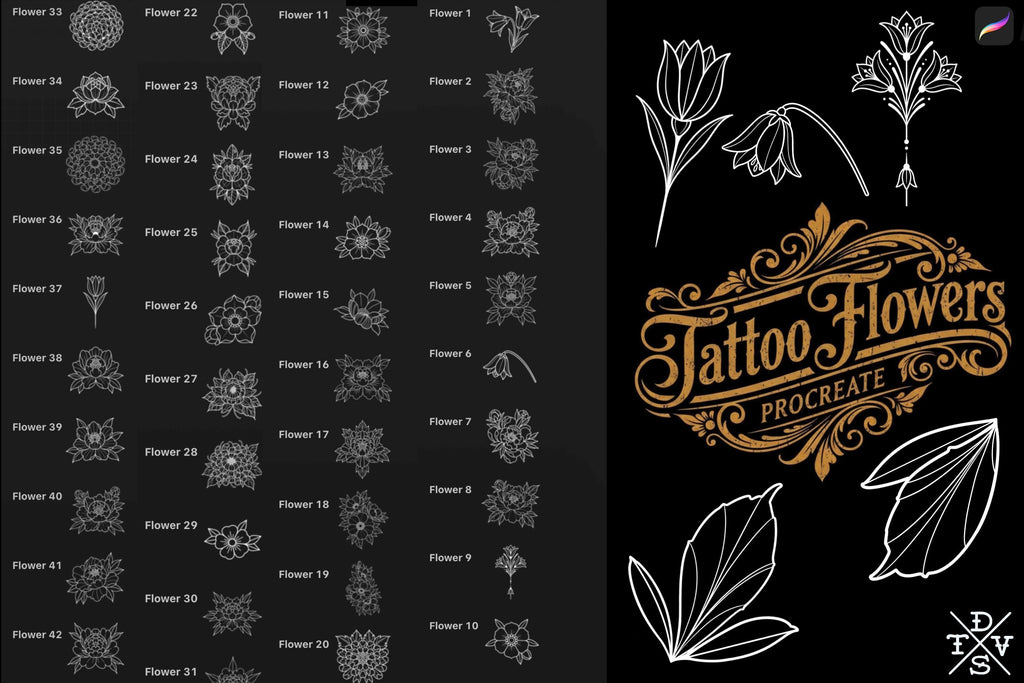 Flowers & Leaves - 180 designs