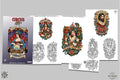 PDF, Circus Tattoo Stencils, Traditional Tattoo Art (Digital Download)