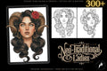 Neo-Traditional Tattoo References, Procreate Stamps & Flash Art, Procreate/Photoshop 300+