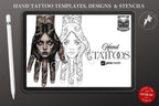 ProcreateTattoo Stamp Brushes, Hand Tattoo ideas ( digital download )
