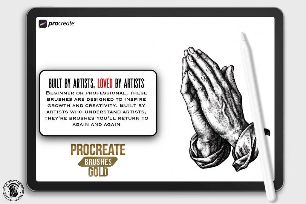 Procreate Brush Bundle: Outline Studio, Real Ink & Penmanship Brushes ( digital download )