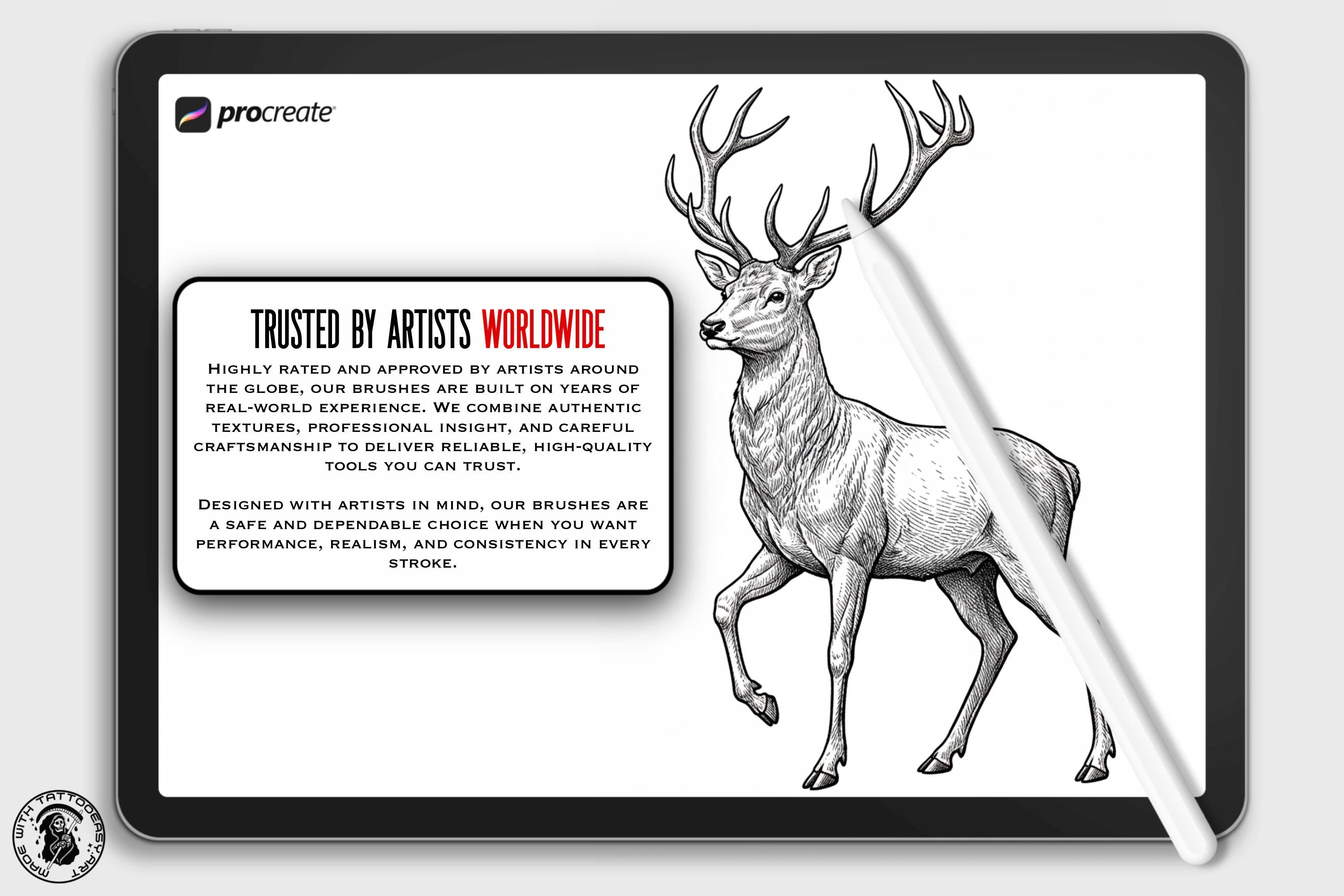 Procreate Brush Bundle: Outline Studio, Real Ink & Penmanship Brushes ( digital download )