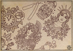 350+ Traditional Tattoo Ideas – Procreate Stamps | Old School