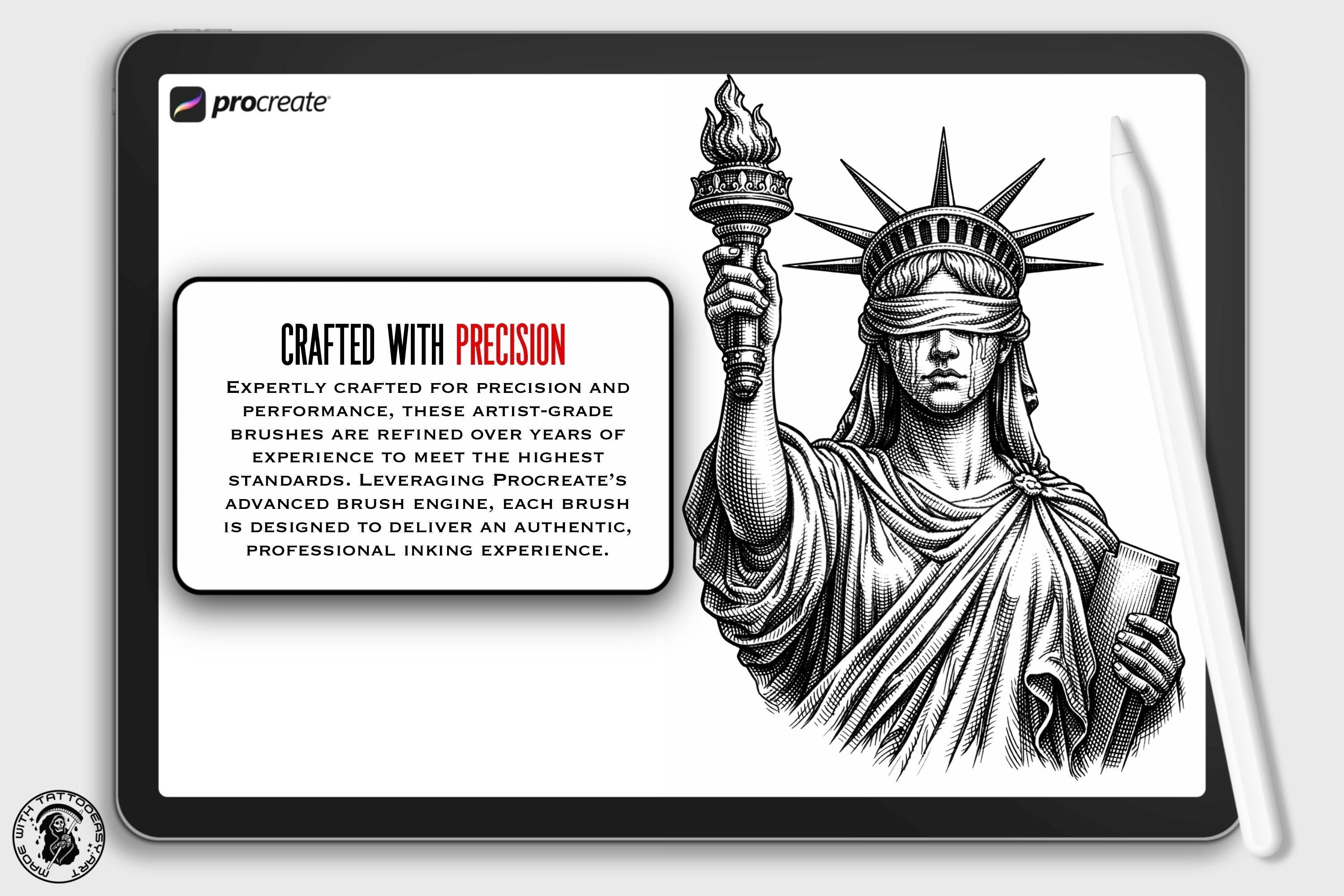 Procreate Brush Bundle: Outline Studio, Real Ink & Penmanship Brushes ( digital download )