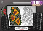 Japanese Tattoo Artist, Watercolor & Flash design kit