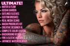 Japanese Tattoo Artist, Watercolor & Flash design kit