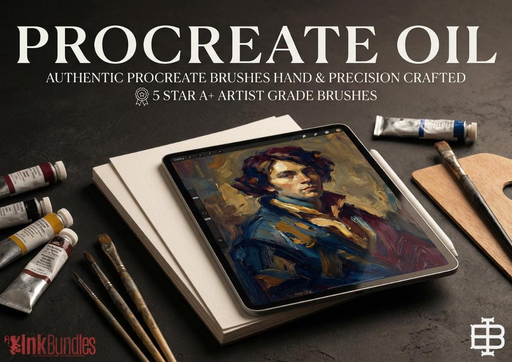 Master Oil – 66 Procreate Brushes – preview 9