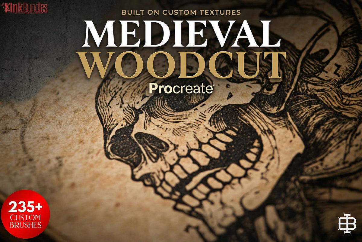 Medieval Ink – 235+ Procreate Brushes