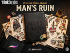 Traditional Gambling Casino Tattoo Design kit - Procreate | 113 Classic Mans ruin Tattoo stencils