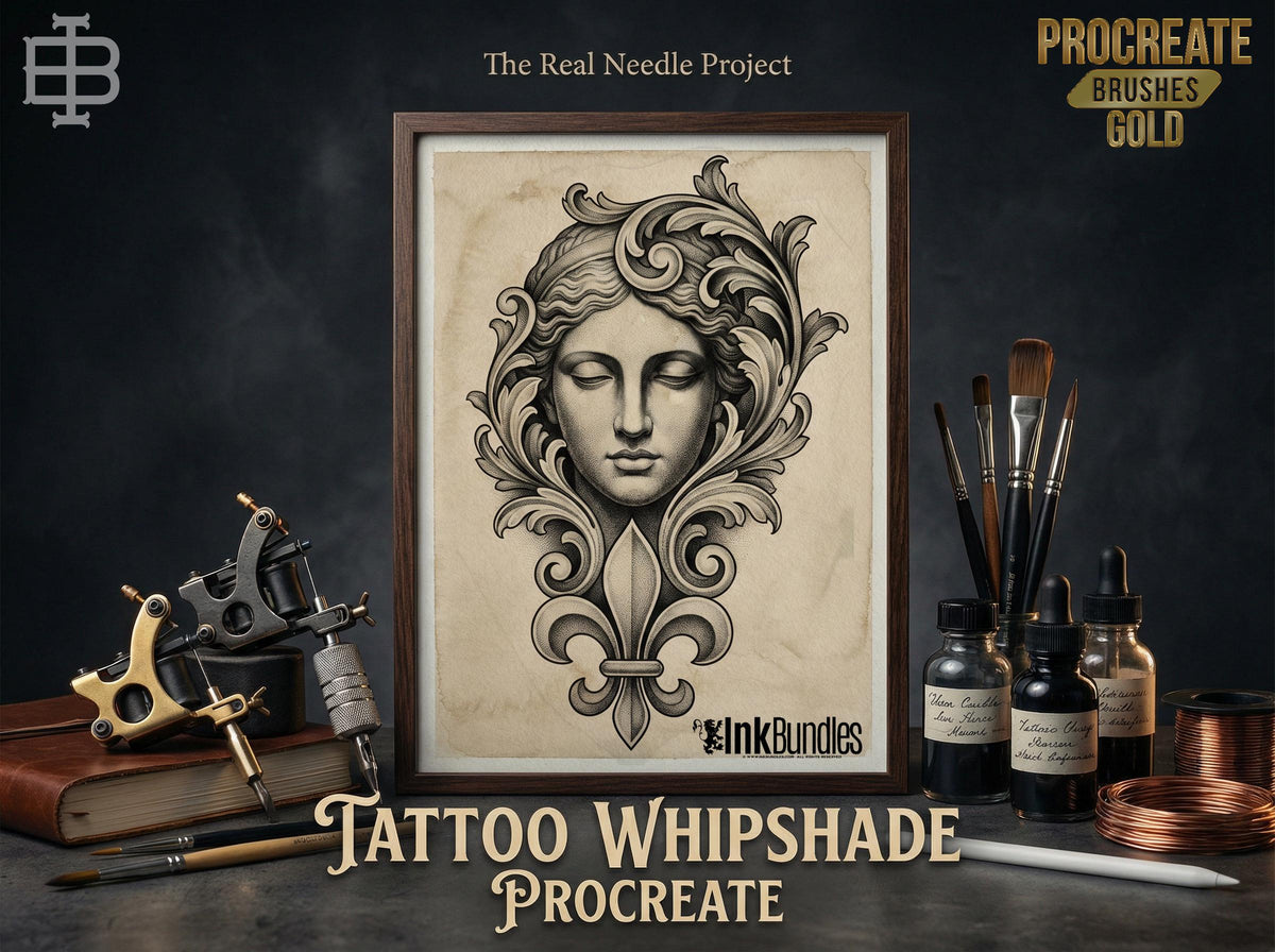Real Needles – 80 Procreate Brushes – preview 6