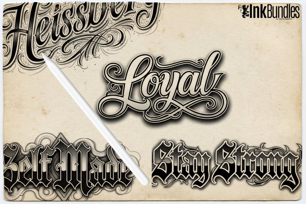 Procreate /Custom lettering brush bundle - creative kit