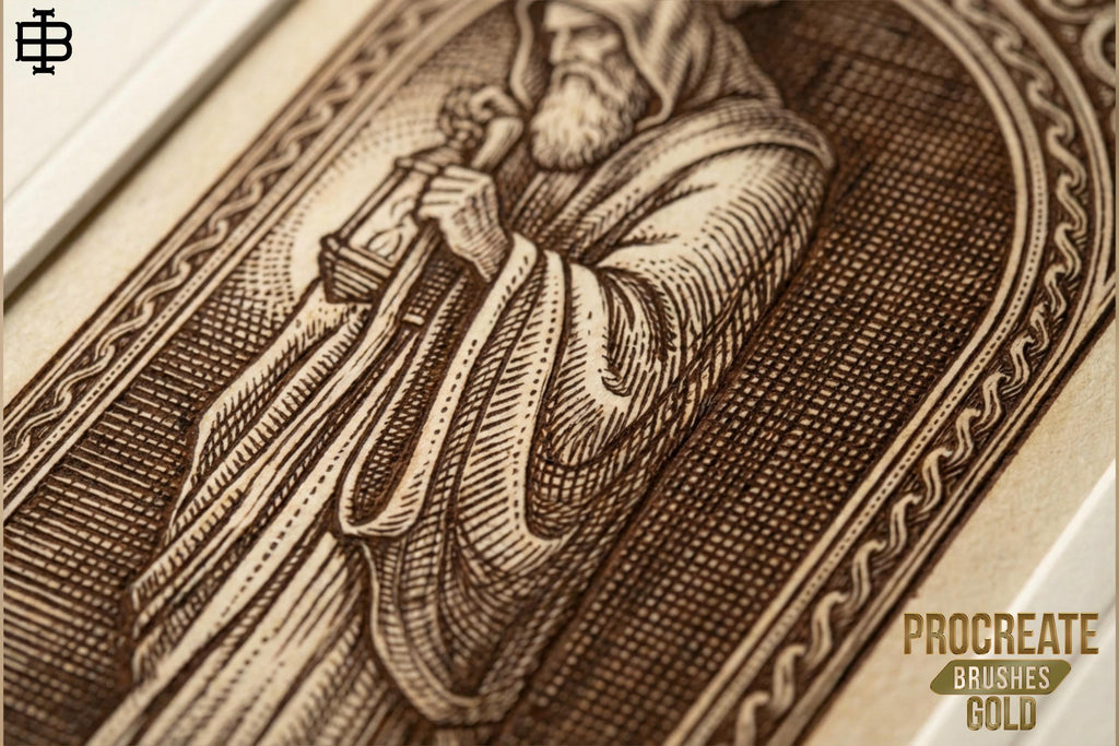 Medieval Ink II – 200+ Procreate Brushes