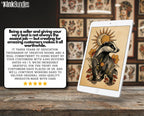 Procreate Neo Traditional Animal Tattoo Design Reference Kit, Brushset & PNG, original stencils