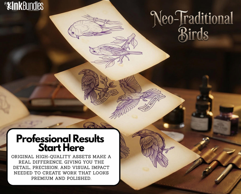 Neo Traditional Birds