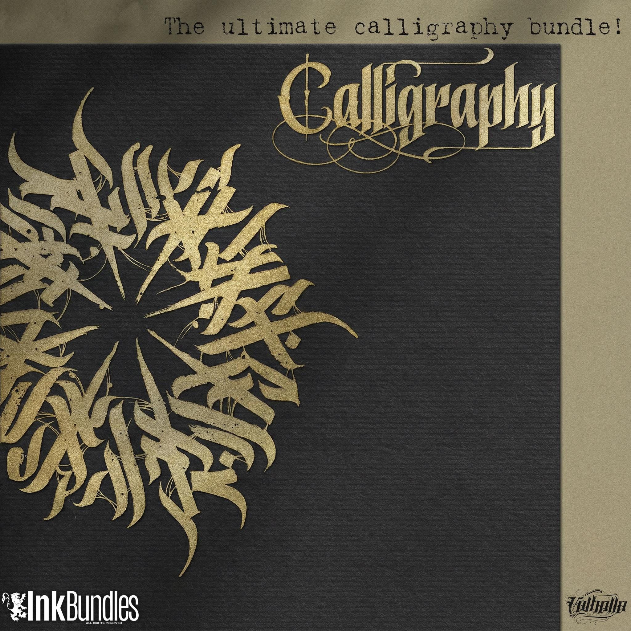 Master calligraphy - handmade, custom construction kit