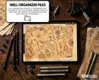 Traditional Tattoo Toolkit – Procreate Stamps & Brushes