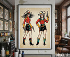 Traditional Pinup Design kit - Procreate | 150+ Classic old-scool , stencils ( digital download ) Tattoo Flash Art