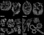 2026 Traditional Tattoo Procreate Stamp Collection