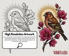 Neo Traditional Birds