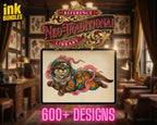Neo-Traditional vol.1, Procreate creative design kit & custom art! 600+